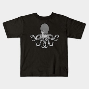 Octopus in his element Kids T-Shirt